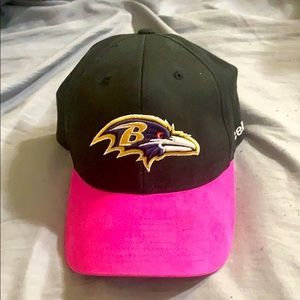 Ravens breast cancer awareness hat